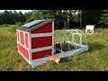 Homemade, self moving chicken tractor!