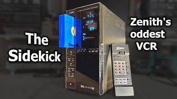 The Zenith "Sidekick" VCR (VRD-530HF from 1988)