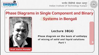 Lecture 38 (A) : Phase diagram on the basis of enthalpy of mixing of solid and liquid solutions - I