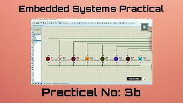 Practical 3b | To interface 8 LED