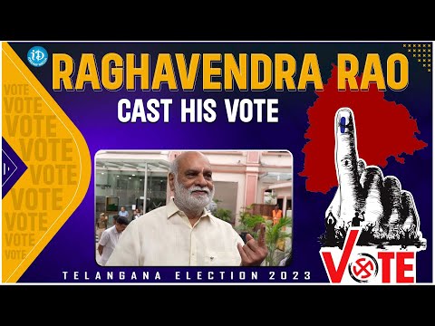 Director Raghavendra Rao Cast His Vote | Telangana Assembly Elections | iDream Media - IDREAMMOVIES