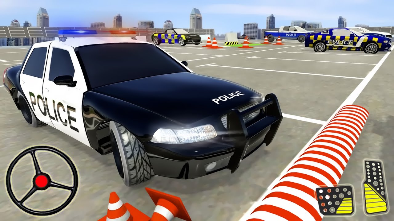 US Police Modern Car Parking - City Rescue Car Driving Game | Android Gameplay