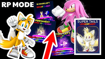 HOW TO GET ALL NEW EVENT SKINS IN SONIC SPEED SIMULATOR!? (RP Mode!)