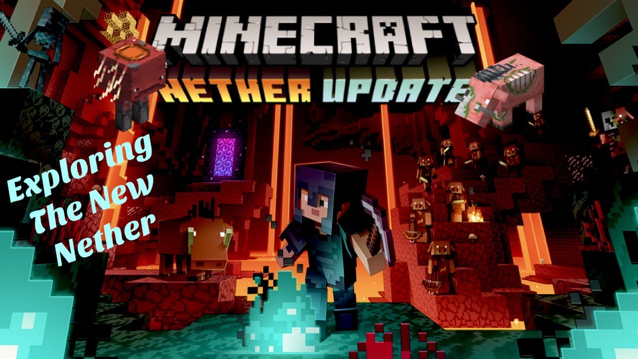 Exploring The New Nether in Minecraft | 1.16 MCPE Update - YouTube