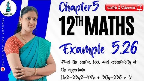 Class 12 Maths Chapter5 Example 5.26 Two Dimensional Analytical Geometry Example5.26 12th Math Ex5.2