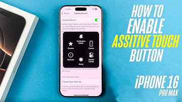 iPhone 16 Pro Max - How To Enable Assistive Touch Button