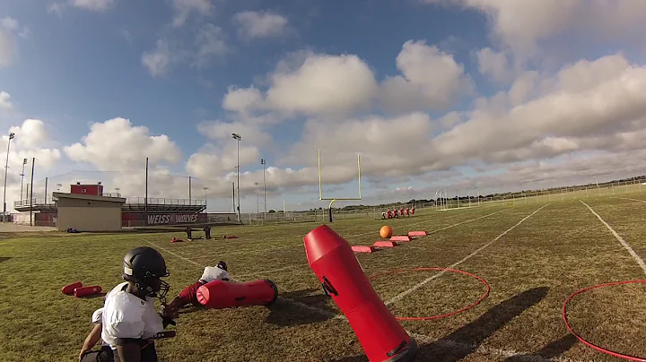 Defensive Line Pass Rush Drills: Pop Ups hoops