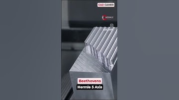 Beethovens in Hermle 5 Axis #cnc #shorts #5axis #ytshorts #youtubeshorts #vmc #machining #mech #tech