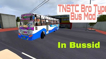 TNSTC  BLUE Bro Type Bus Mod In Bussid