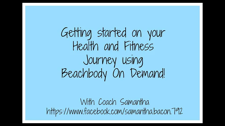 How to Start Your Health and Fitness Journey using...
