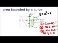 area bound by curve