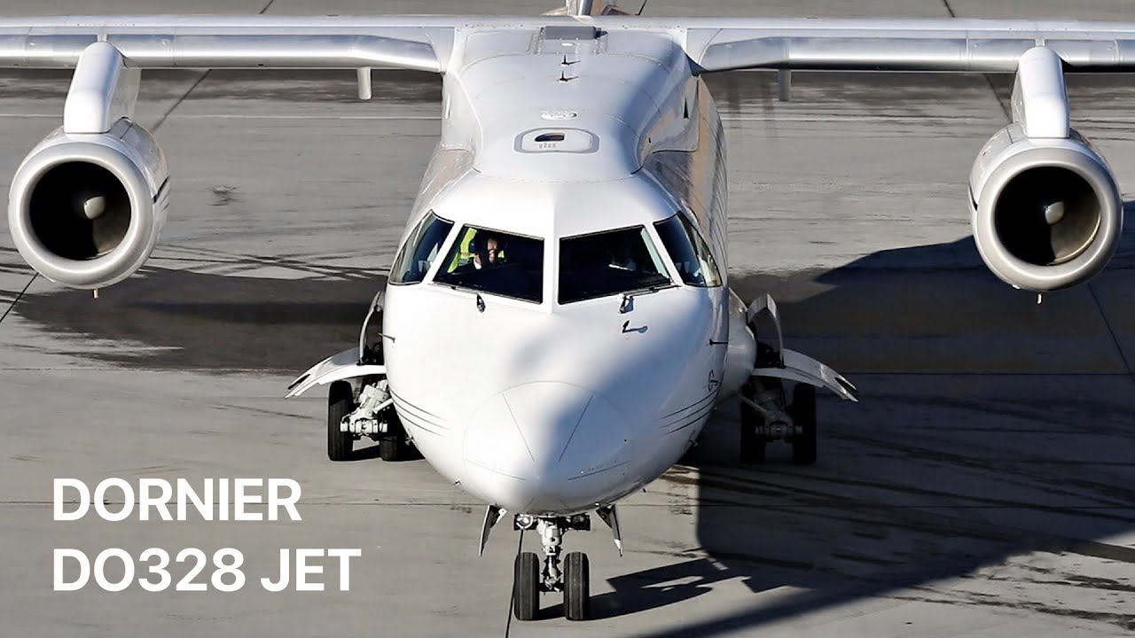 PRIVATE WINGS DORNIER 328JET DEPARTURE AT INNSBRUCK