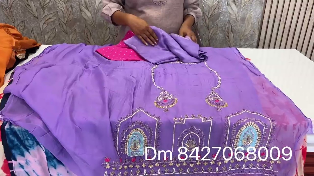 New suit aa gya hand work 