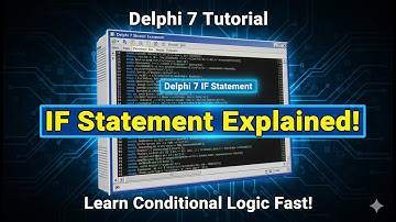 🤖Delphi 7 IF Kullanımı | Koşullu Yapılar Mantığını Öğren!