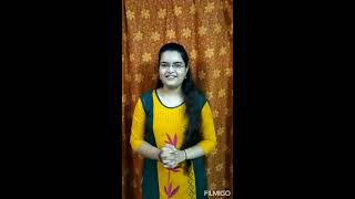 An upcoming lawyer shares a recipe in Sanskrit Renuka Sulakhe samskritaweek2020