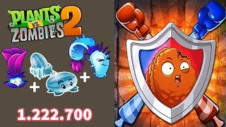 Plant vs Zombie 2 Battlez Explode O Nut - Winner 1.222.700 With Dusk Lobbed & Winter Melon