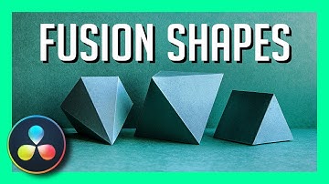 All about SHAPES in Fusion - DaVinci Resolve 17 Graphics Tutorial