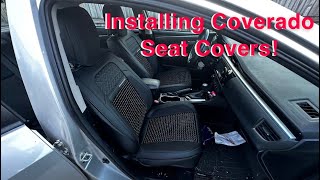 Installing Coverado Seat Covers in a 2014 Corolla S