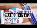 Review - Van Gogh Watercolor Pocket Box & Pentel Neo-sable Brushes