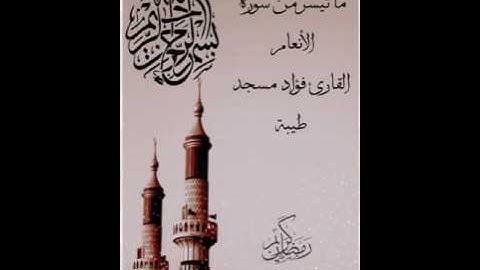 القارئ فؤاد من مسجد طيبة