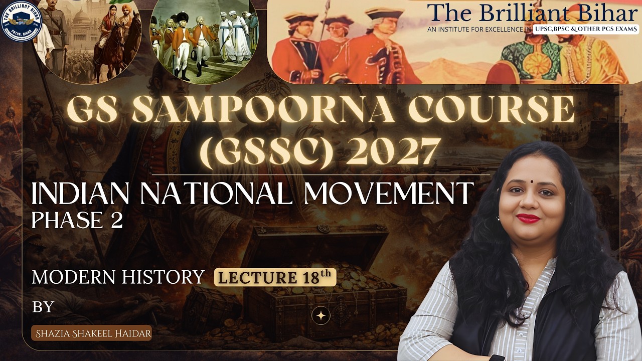 Indian National Movement Phase 2 | Modern History Lecture 18 | UPSC ...