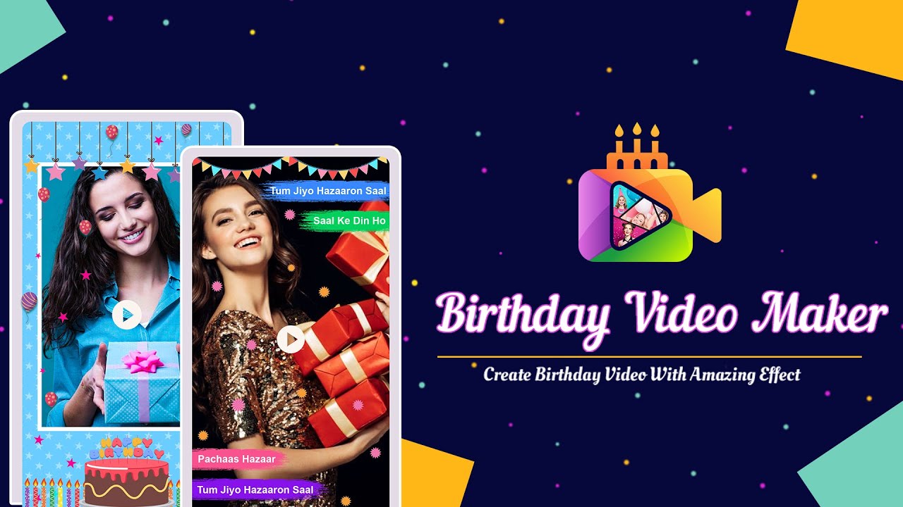 How To Make Birthday Video Status | Happy Birthday Video Editing App | Birthday Lyrical Status