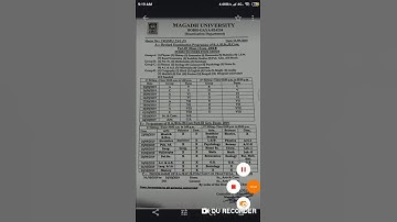 MAGADH UNIVERSITY PART 3 EXAM DATE BA/BCOM/BSC 2019(2016-2019)  PLZ SHARES