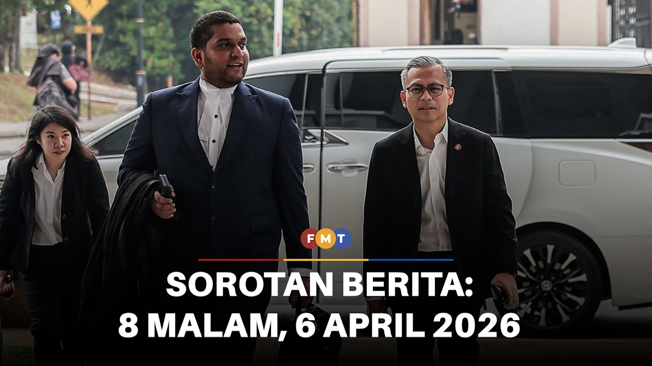 Sorotan Berita: 8 malam, 6 April 2026