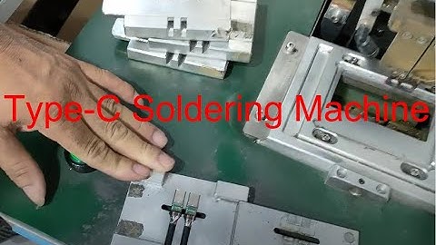 Type C 3.1 Data Wire Hot Bar Soldering Machine with Soldering PCBs - XFD Tech