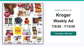 Kroger Weekly Ad (7/8/26 - 7/14/26) Best Deals