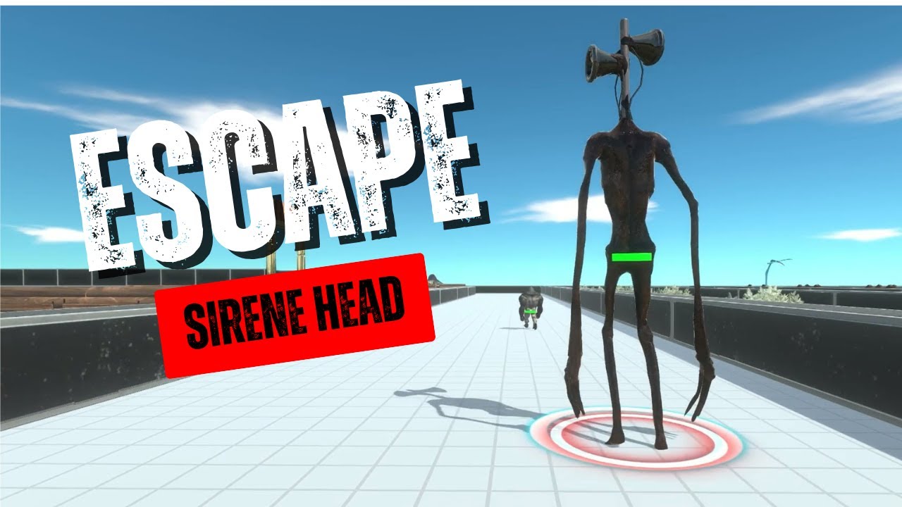 ESCAPE Siren Head’s Deadly Hunt! - Animal Revolt Battle Simulator - YouTube