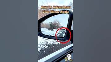 Correctly adjust the rearview mirror to get 120% vision #driving#car #skills