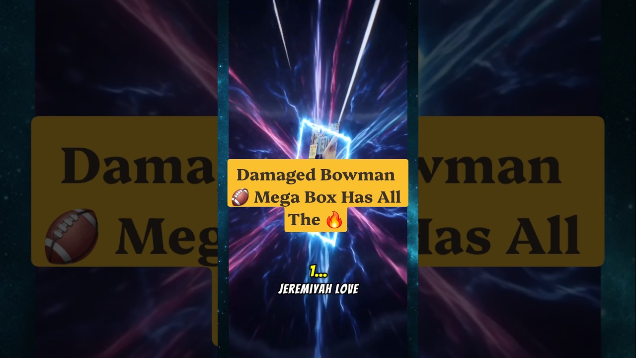 🆕 2026 Bowman Football Damaged Mega Box Produces Top Rookie SSP‼️ #footballcards #bowman #tiktok