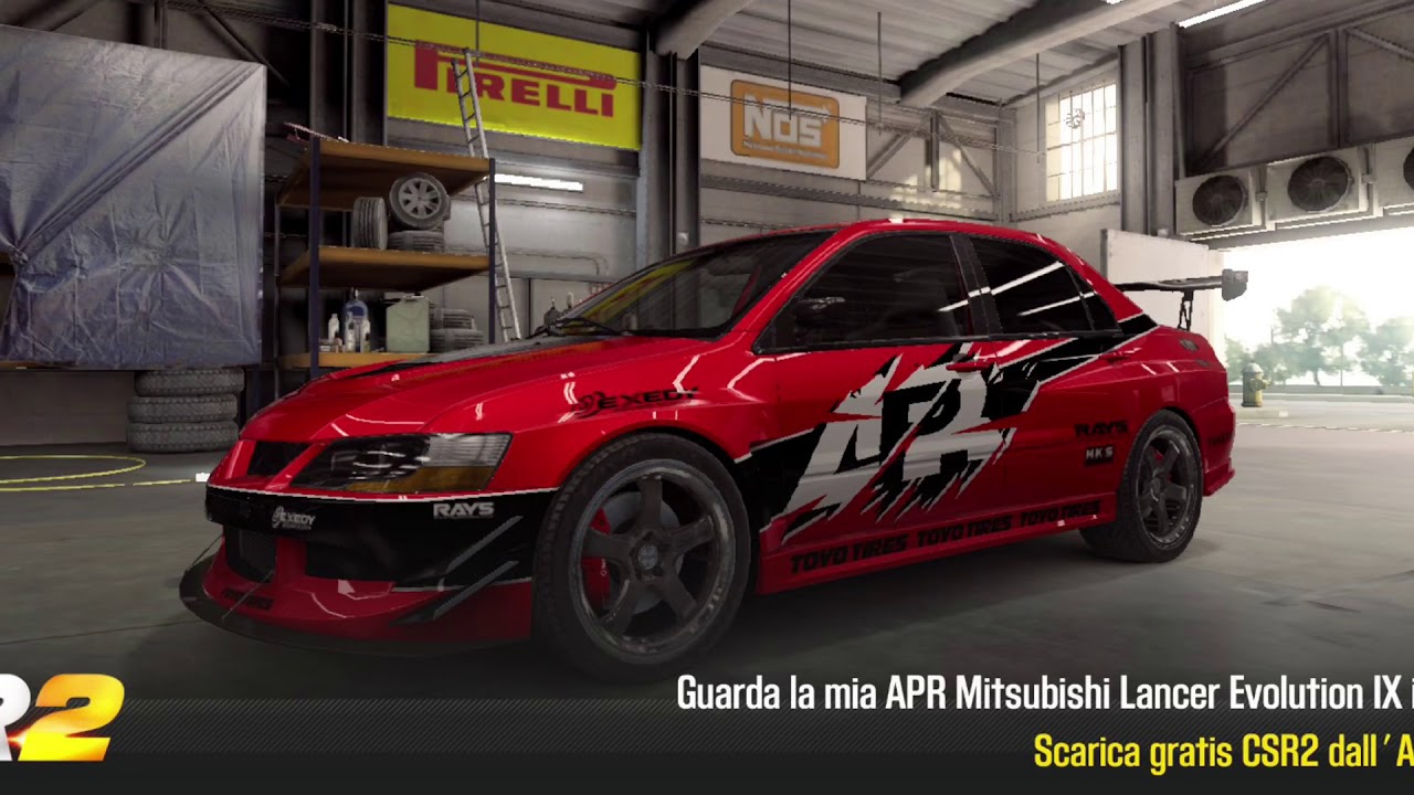 CSR2] APR Mitsubishi Lancer Evolution lX shift and tune for 9.920