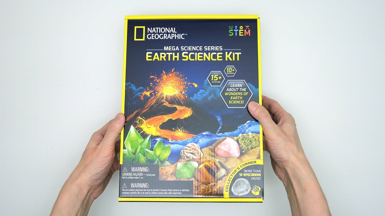 NATIONAL GEOGRAPHIC Earth Science Kit Unboxing 