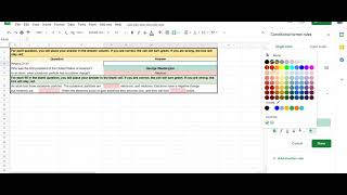 How To Use Conditional Formatting in Google Sheets