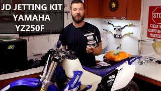 How to jet 4 stroke dirt bike carburetor using JD Jetting Kit - Yamaha YZ250F update