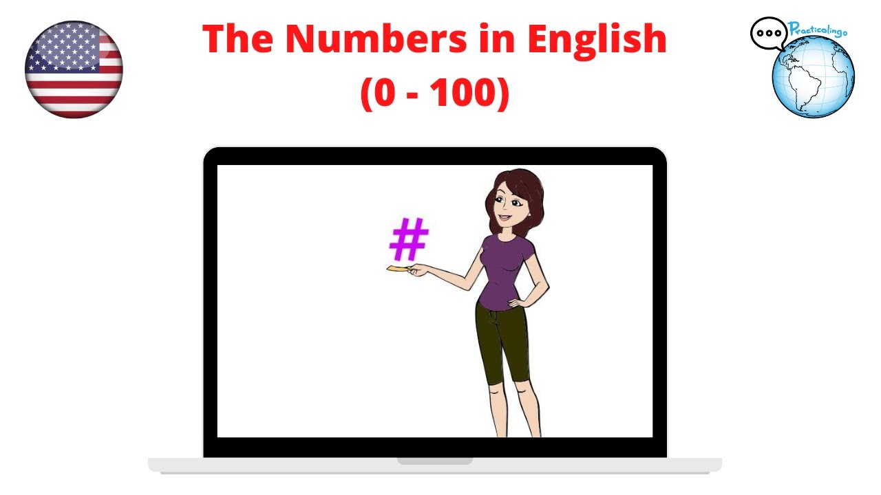 Numbers In English 0 100 I Numeri In Inglese Números En Inglés Les