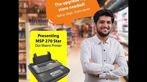 TVS MSP 270 Star Dot Matrix Printer