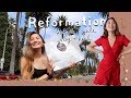 i went to a REFORMATION SAMPLE SALE (vlog + haul)