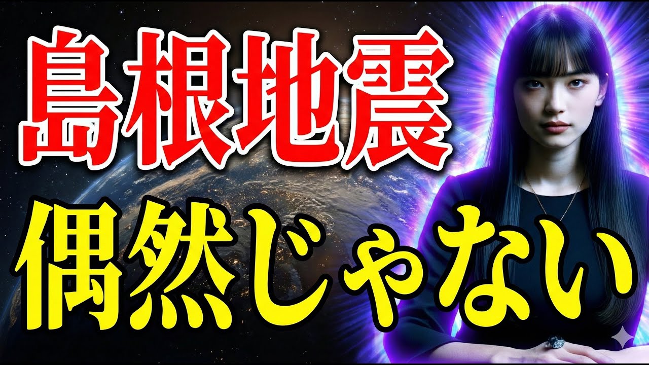 【緊急警告】島根震度5強の真実｜プレアデスが明かす日本列島覚醒の序章