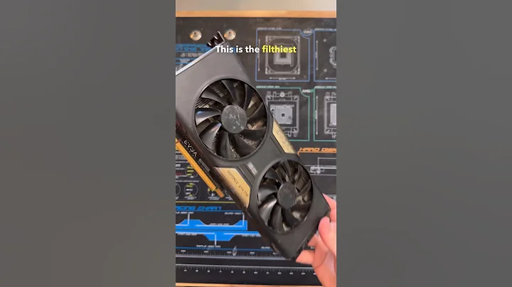 Filthy GPU Cleaned! #shorts #pcrepair #pc #gpu