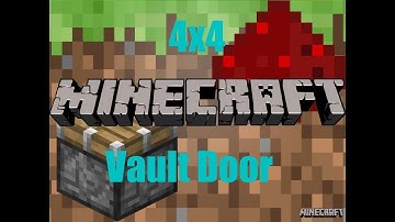 Compact and SIMPLE 4X4 Vault Door