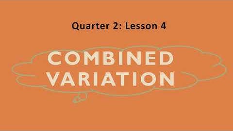 Combined Variation | Math only please