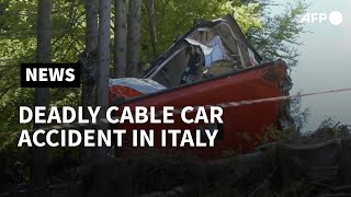 Italy cable car accident leaves at least 13 people dead | AFP