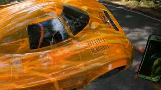 Arrma Limitless Castle1717 1650 xlx2 8s test Ford FC100 Paint idea @DuncanCustomAirbrushw/basher