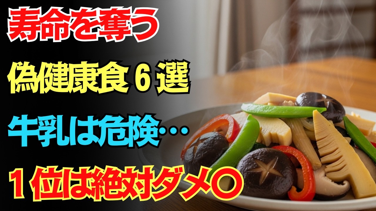 【寿命を奪う偽健康食６選】※朝食の恐い罠※ ４位は牛乳、１位は最悪の〇〇でした【賢い食事】