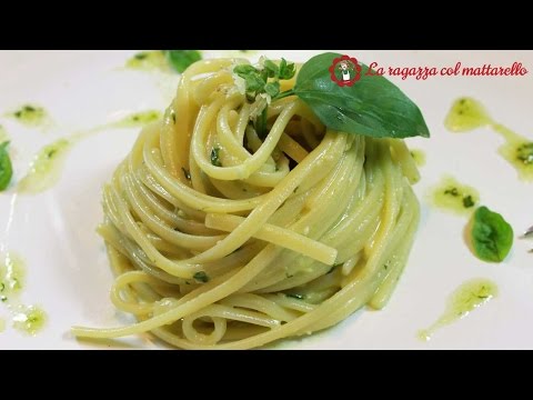 Pasta amb pesto genovès ~ Primers Receptes  ~ La ragazza col mattarello