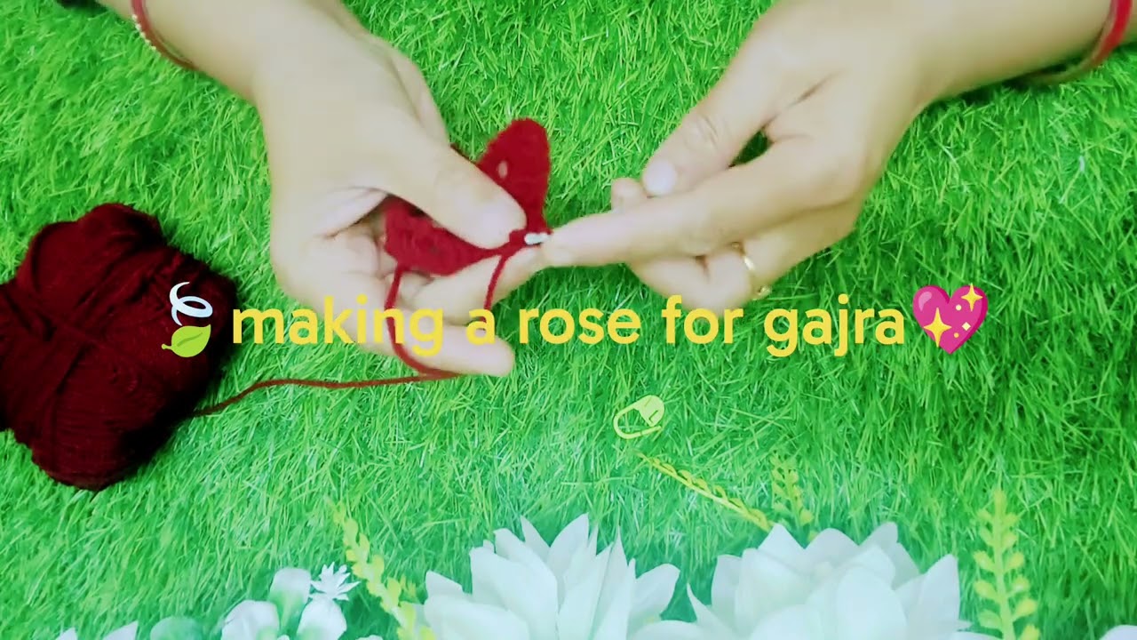 #💚 let's make a rose gajra💕