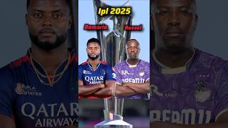 romario vs russel ipl2025 comparison #cricket#shortfeed#shorts#ipl2026#ipl#ipl#comparisonvideo